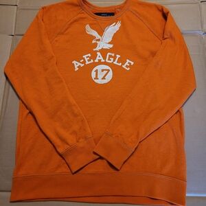 American Eagle Outfitters Orange Crewneck Sweater Sz. XL